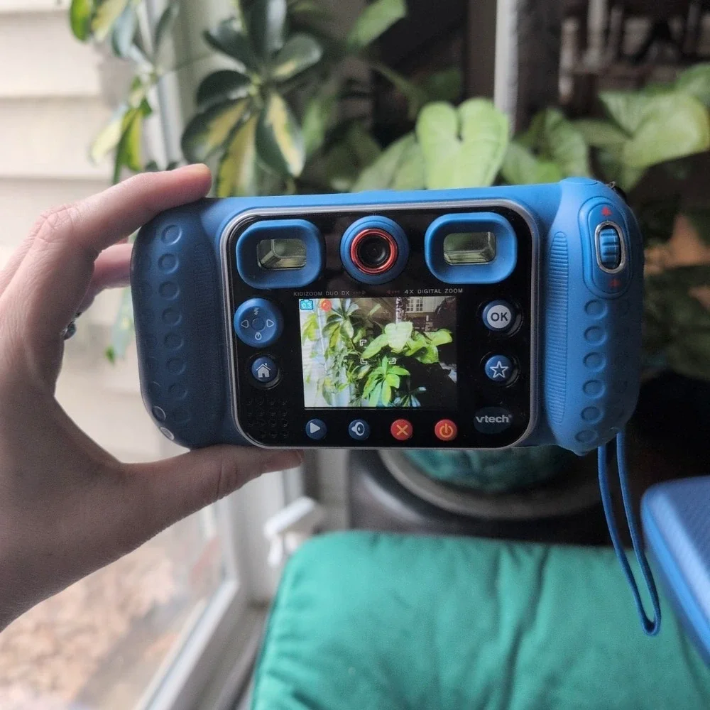 VTech Kidizoom Duo DX Blue With Case 4x Digital Zoom 5 Megapixels With Casemate - Picture 5 of 5